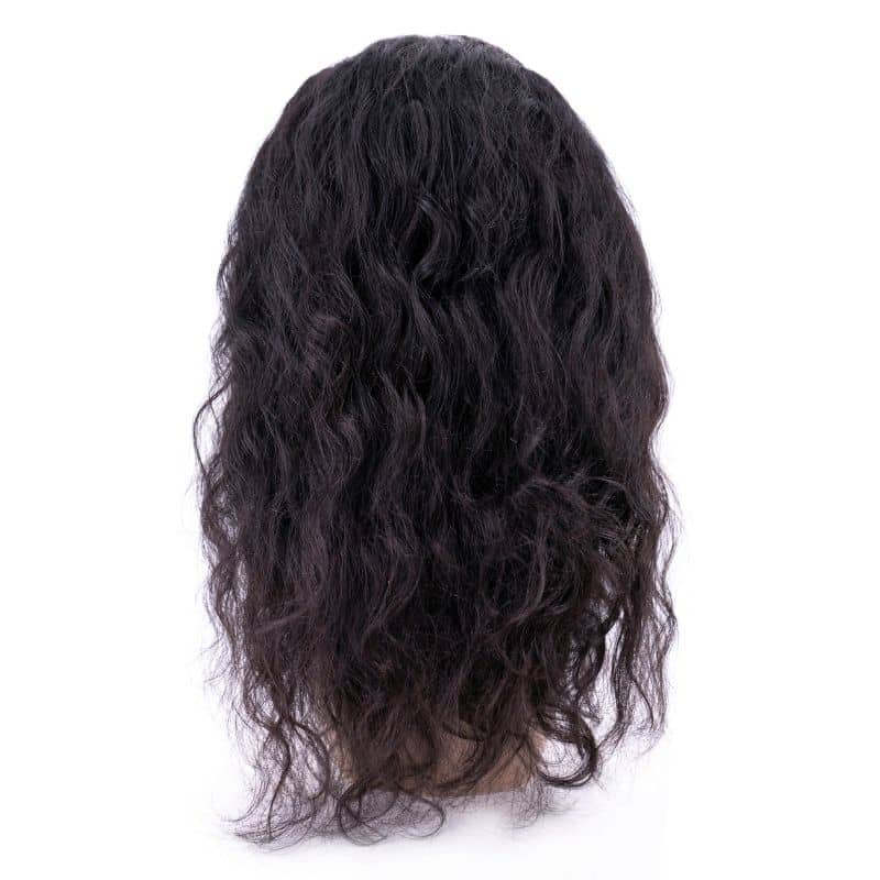 Raw Indian Curly Transparent Lace Front Wig